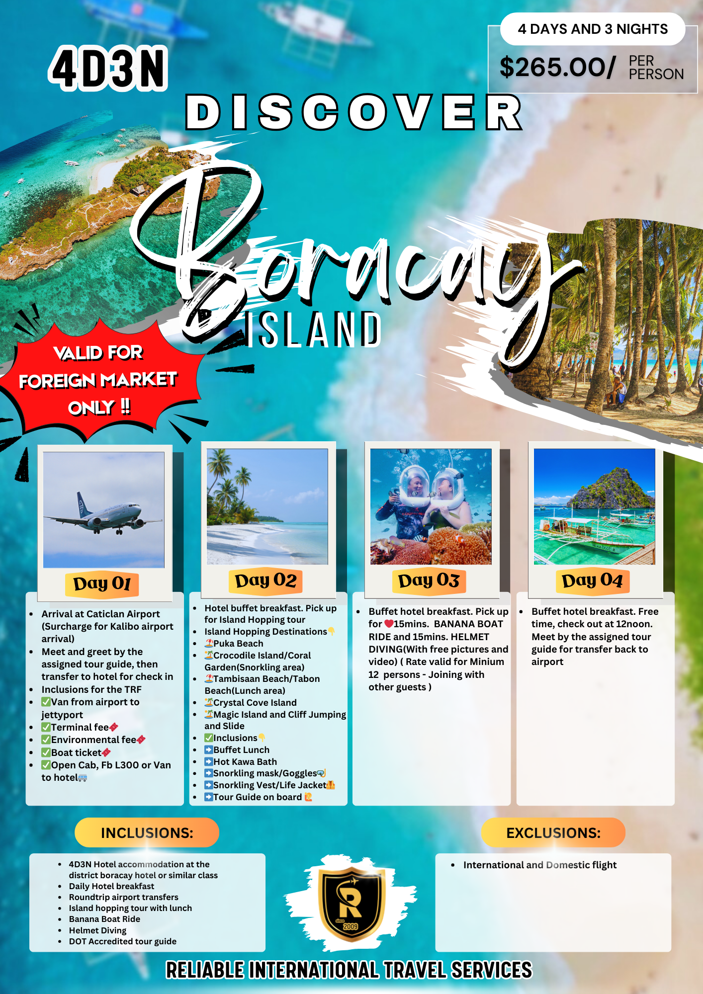 Discover Boracay Island Package - Discover Boracay Island Package